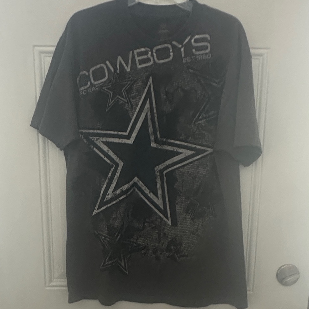 Genuine Merchandise Black Cowboys Star Tee